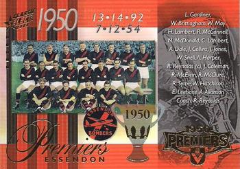 2008 Select AFL Classic - Premiership Commemorative #PC50 1950 Essendon Premiers Front